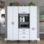 Hanah Home Gabinete Multipropósito Blanco JE144 - 3114